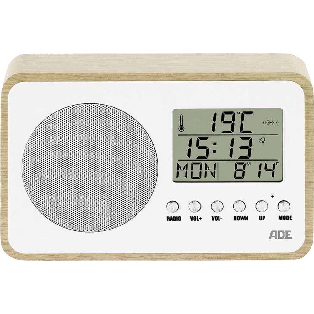 UKW Stolni radio ADE Drvo breza slika