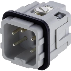 Amphenol C146 10A004 002 4-1 muški umetak heavy|mate® c146 Ukupan broj polova 4 + PE 1 St. slika