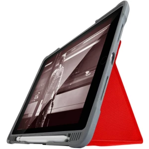 iPad etui/torba STM Goods Vanjska navlaka Pogodno za modele Apple: iPad 10.2 (2019) Crvena, Prozirna slika