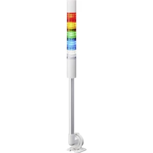 Signalni toranj LED Patlite LR4-502QJBW-RYGBC 5-bojno, Crvena, Žuta, Zelena, Plava boja, Prozirna 5-bojno, Crvena, Žuta, Zelena, slika