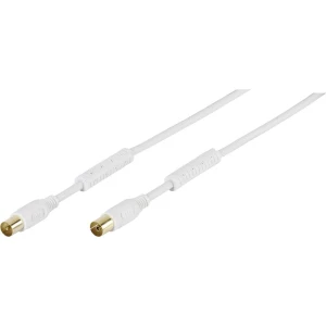 Antene Priključni kabel [1x 75 Ω antenski ženski konektor - 1x 75 Ω antenski muški konektor] 5 m 110 dB pozlaćeni ko slika
