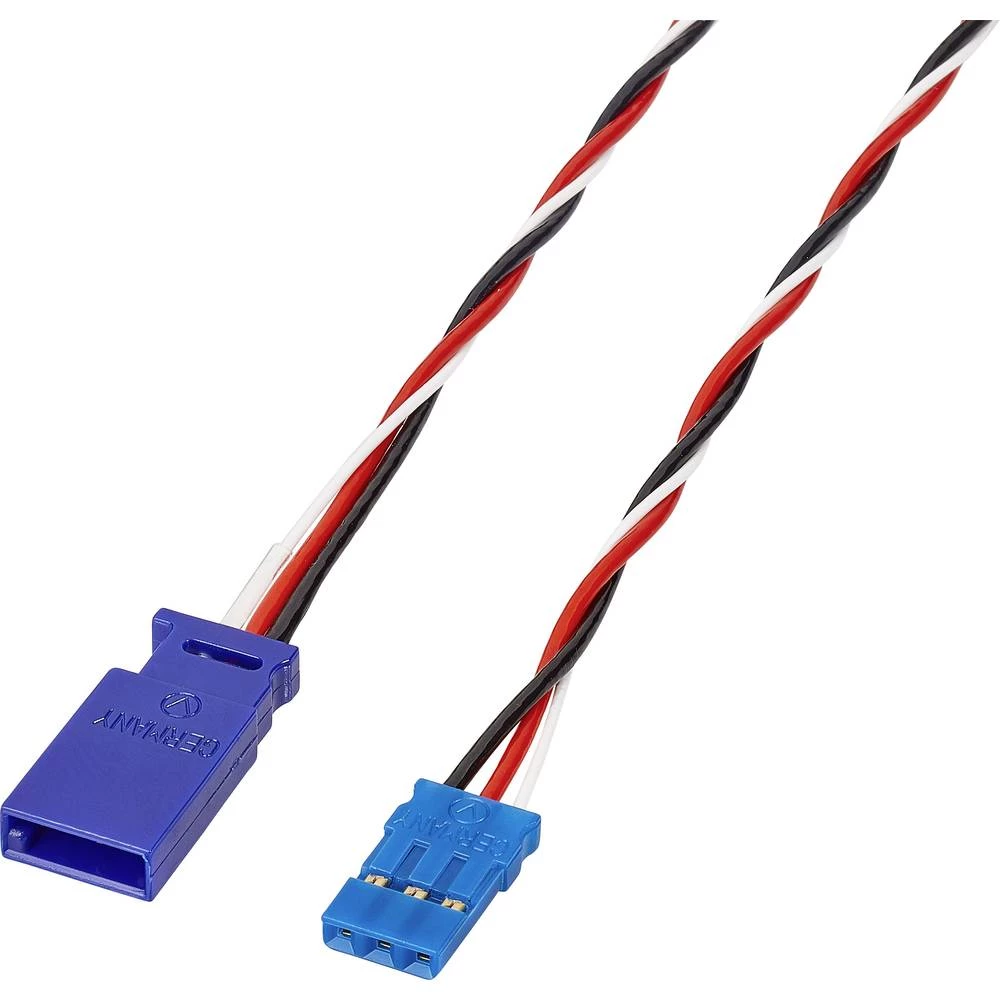 Reely Servo Produžetak Delux [1x JR utičnica - 1x Futaba utikač] 100 mm 0.5 mm&sup2; sukani slika