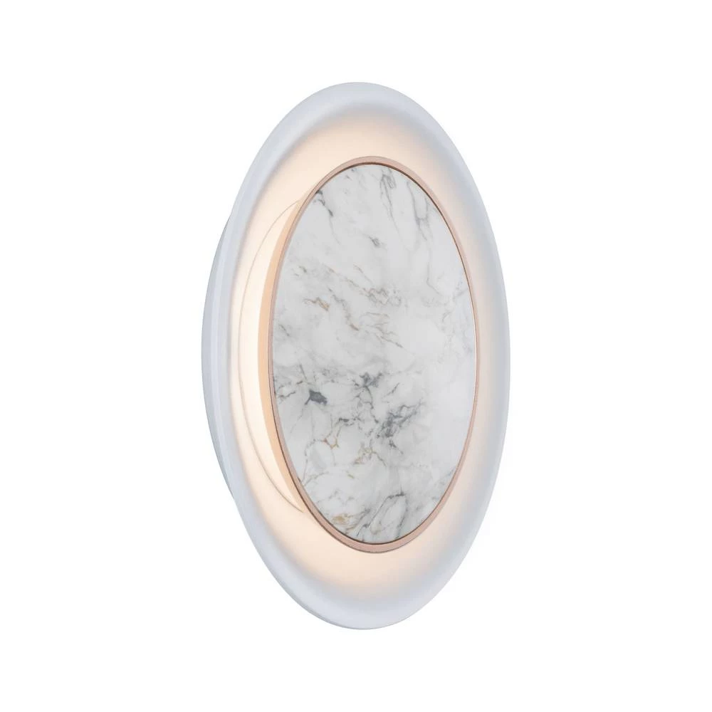 LED ugradna svjetiljka 2.5 W Toplo-bijela Paulmann Dekorativ 92928 Bijela (mat), Mramorna slika