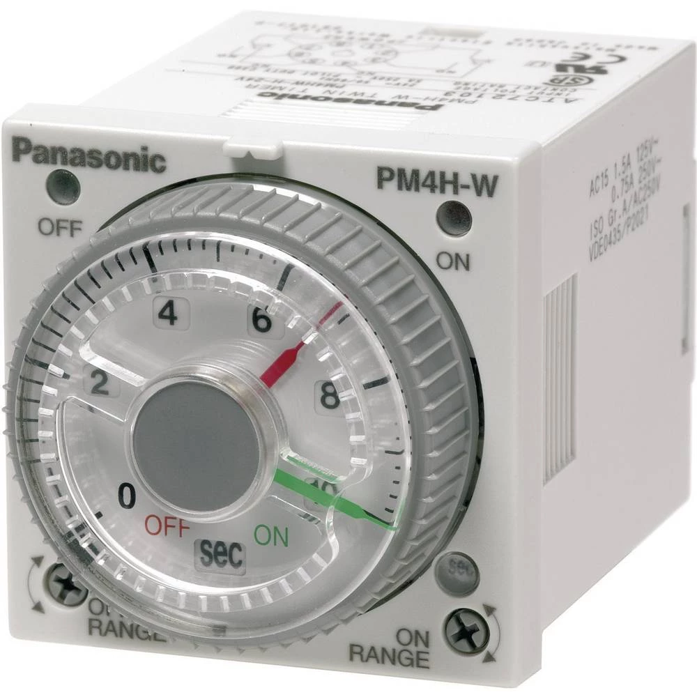 Vremenski relej, višenamjenski 240 V/AC 1 kom. Panasonic PM4HWHAC240J vremenski raspon: 1 s - 500 h 2 preklopni slika
