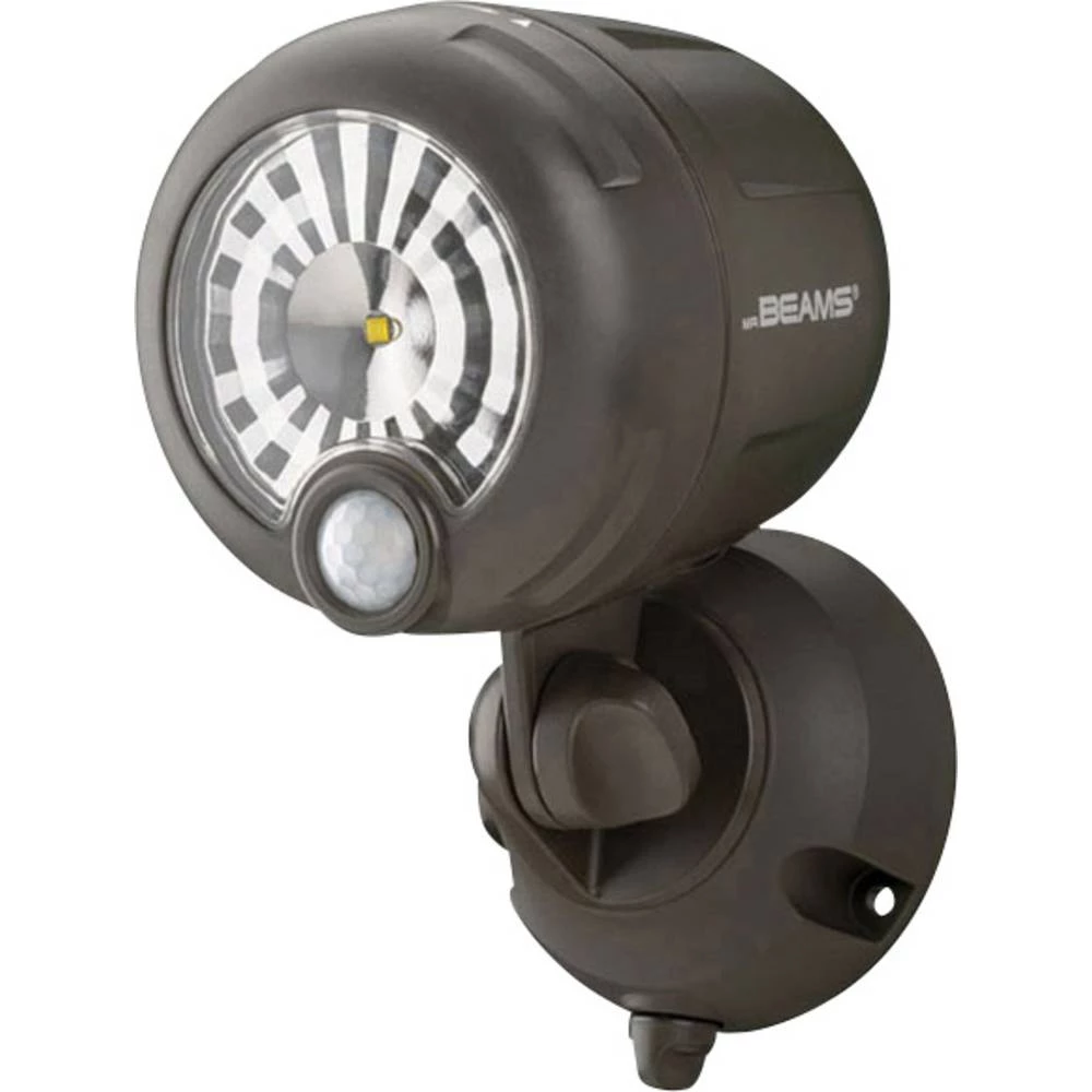 LED vanjski Spotlight s detektor pokreta Hladno-bijela Mr. Beams MB360XT Smeđa boja slika