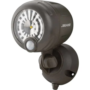 LED vanjski Spotlight s detektor pokreta Hladno-bijela Mr. Beams MB360XT Smeđa boja slika