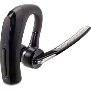 Sygonix Connect SC-WE-500 Bluetooth® naglavna slušalica crna isključivanje mikrofona, kontrola glasnoće slika