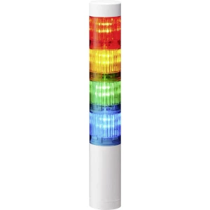 Signalni toranj LED Patlite LR4-402WJNW-RYGB 4-bojno, Crvena, Žuta, Zelena, Plava boja 4-bojno, Crvena, Žuta, Zelena, Plava boja slika