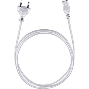 Struja Priključni kabel [1x Europski muški konektor - 1x Ženski konektor za manje uređaje C7] 1.50 m Bijela Oehlbach slika