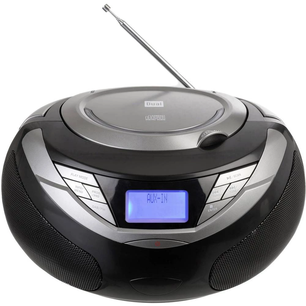 DAB+ (1012) CD radio Dual DAB-P 150 AUX, CD, DAB+, UKW Crna slika
