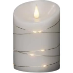 LED voštena sviječa Bijela Toplo-bijela (Ø x V) 10 cm x 14 cm Konstsmide