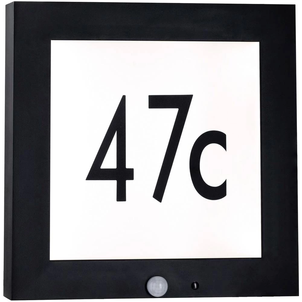 Paulmann 94254 LED svjetlo sa kućnim brojem sa senzorom pokreta 9 W Toplo-bijela Antracitna boja slika