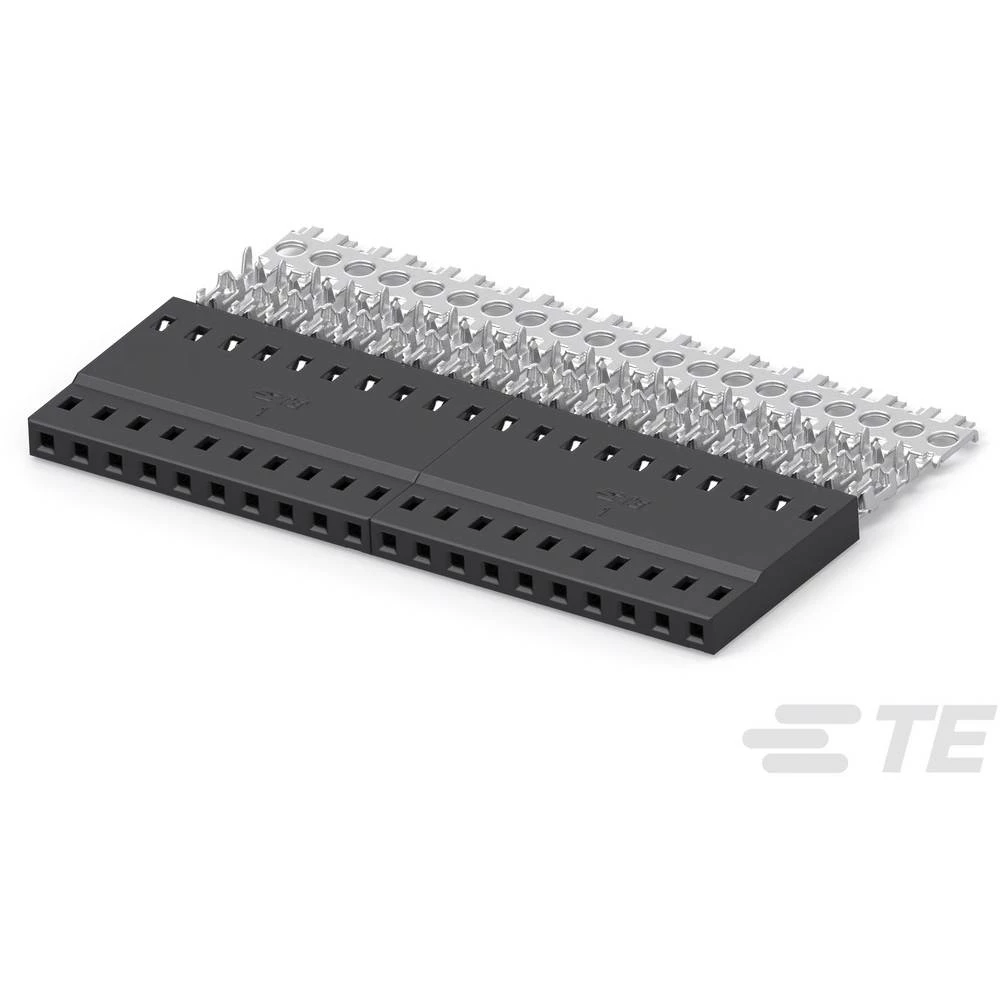 TE Connectivity ugradna standardna letva sa ženskim kontaktima 1-2317206-0 1 St. Tube slika