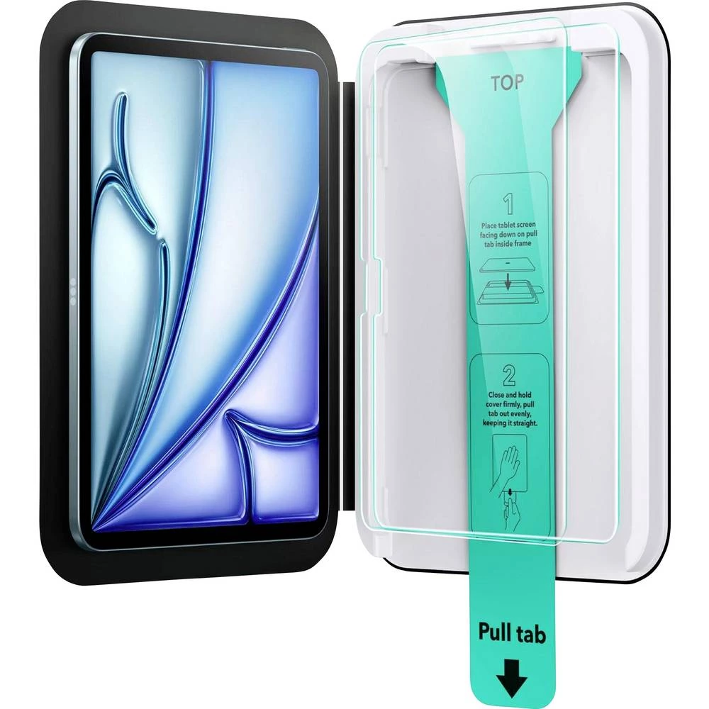 ESR Tempered-Glass zaštitno staklo zaslona Apple iPad Air 11 (M3, 2025.) 2 kom. protiv otisaka prstiju, otporan na ogrebo slika