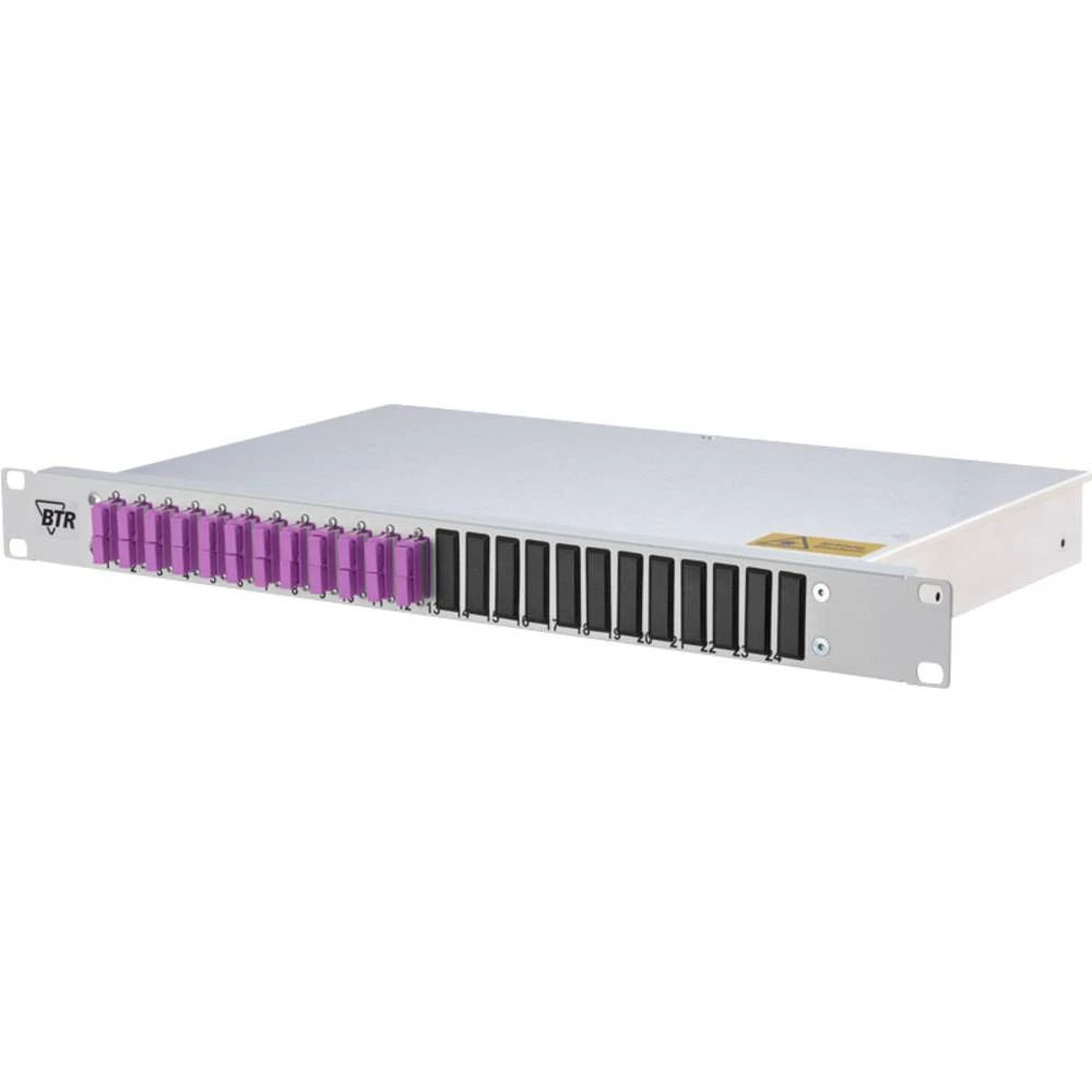Patch Panel za optičke kablove 24 ulaza Metz Connect 150257BB12-E 1 HE slika