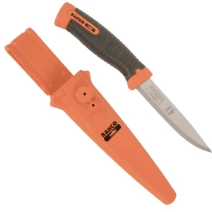 Bahco SB-2446 Komunalni nož, dvokomponentna drška crna/narančasta dužina 220 mm slika