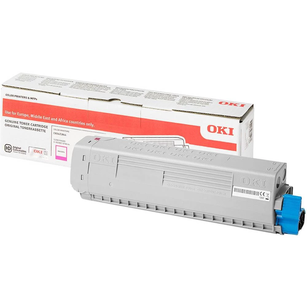 OKI Toner C834 C844 46861306 Original Purpurno crven 10000 Stranica slika