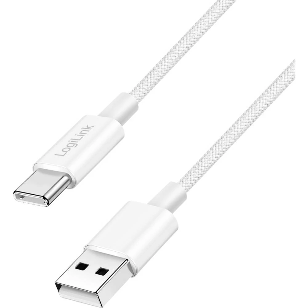 LogiLink USB-C kabel USB 2.0 USB-A utikač, USB-C® utikač 1 m bijela CU0321 slika