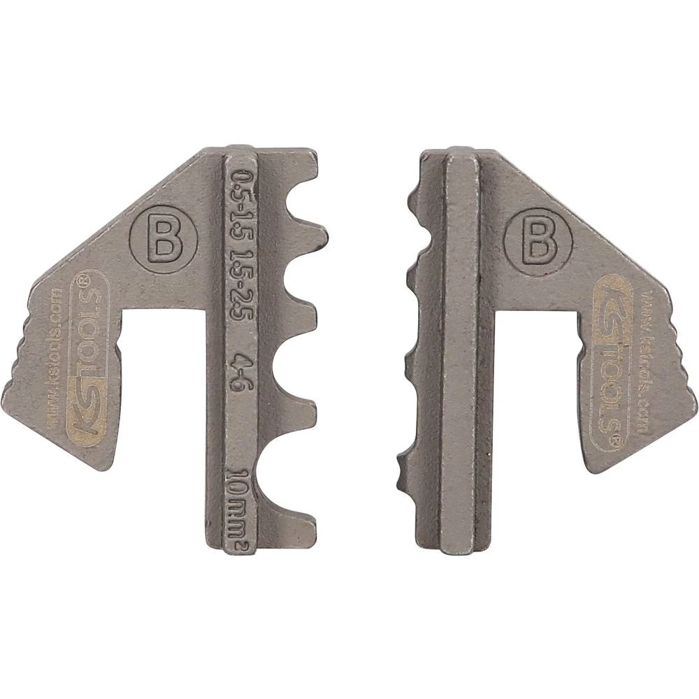 Par matrica za presovanje neizoliranih kabelskih papučica, Ø 0,5 - 10 mm KS Tools 115.1416 slika