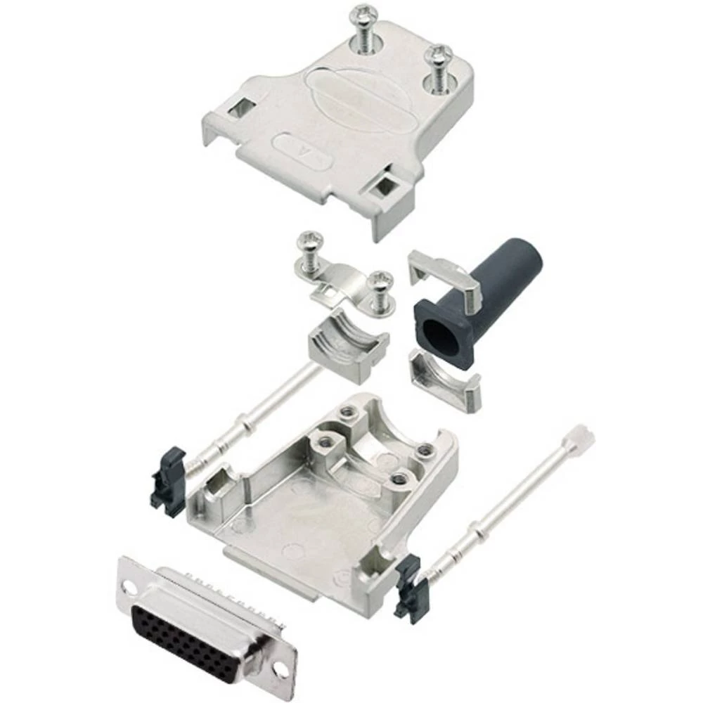 Višestruki ženski konektor D-SUB komplet 180 ° Broj polova: 26 Lemni kup Amphenol 1 ST slika