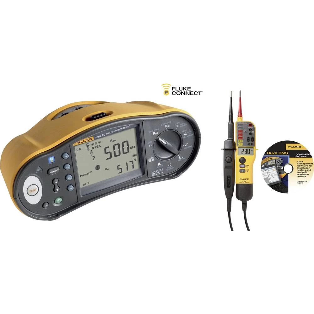 Fluke 1664 SCH-TPL KIT/D Set testera za instalacije slika
