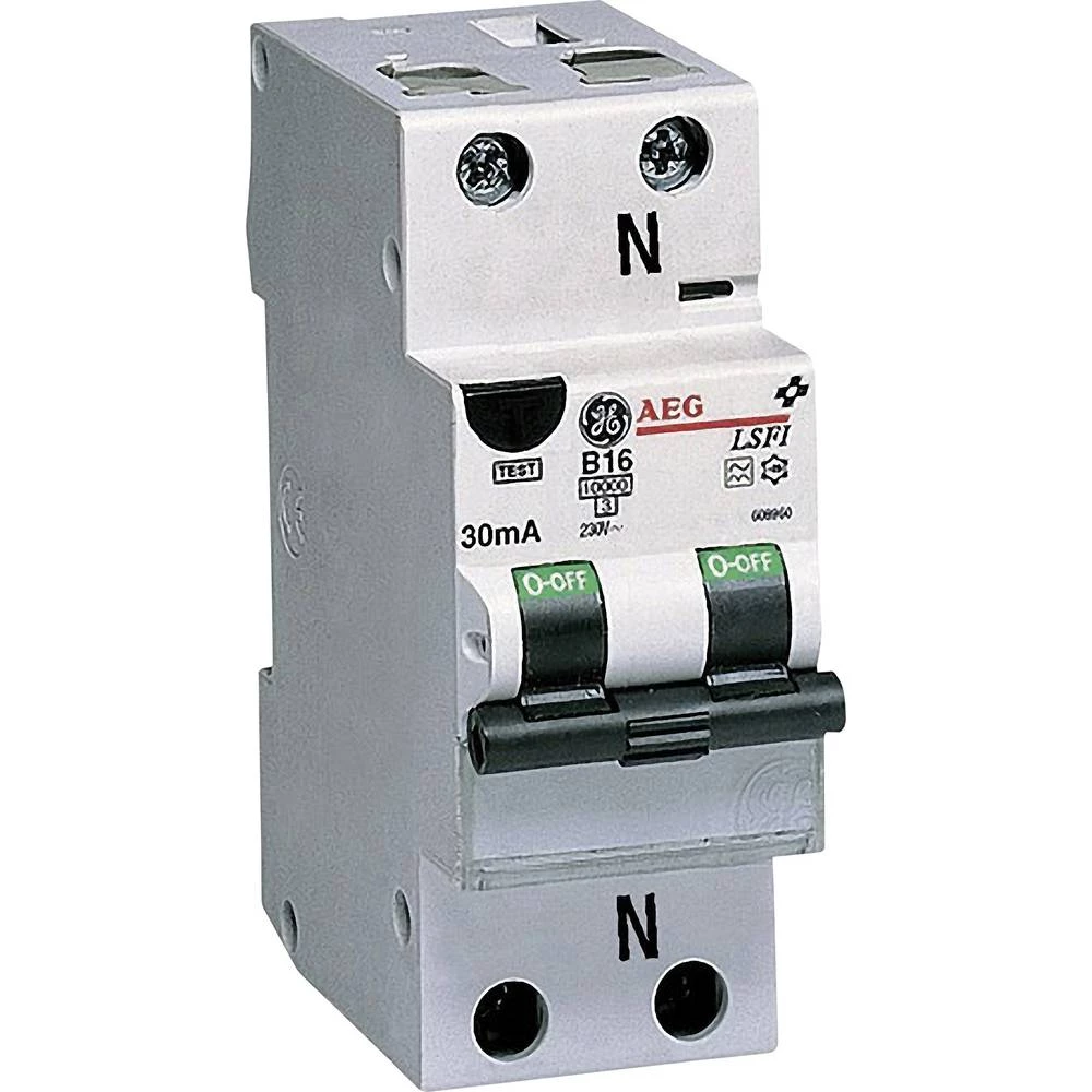 General Electric 608960 FID zaštitna sklopka/zaštitna sklopka za vodove 1-polni 16 A 0.03 A 230 V slika