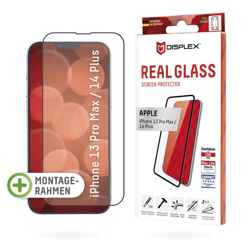   DISPLEX  "Real Glass" Full Cover  zaštitno staklo zaslona  iPhone 14 Plus, iPhone 13 Pro Max  1 St.  1704 slika