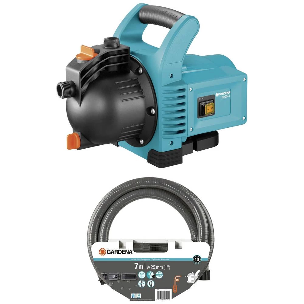 GARDENA vrtna pumpa 3000/4 Set usisnog crijeva GARDENA 3000/4 vrtna pumpa  3100 l/h 36 m slika