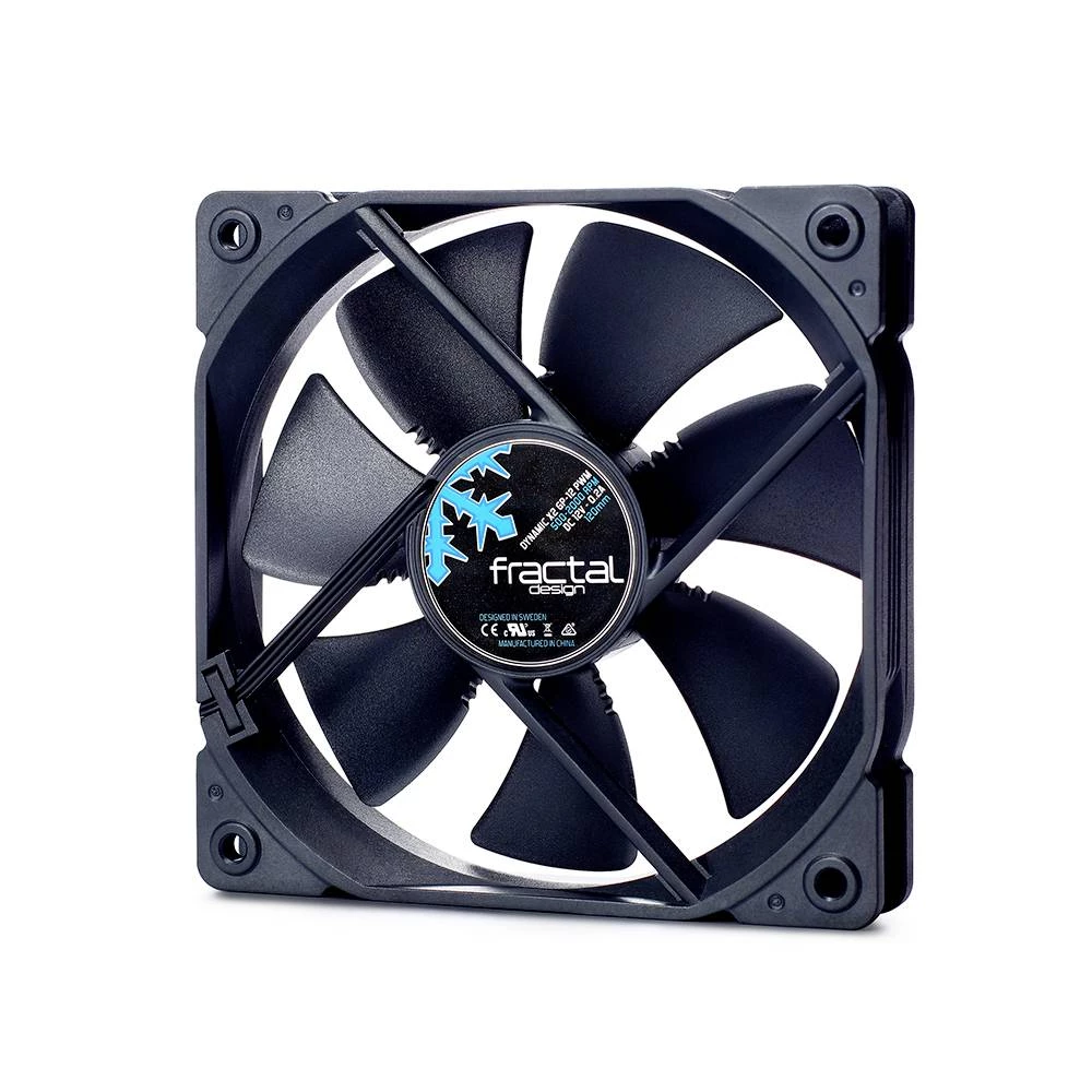 Fractal Design Dynamic X2 GP-12 PWM ventilator za PC kućište crna (Š x V x D) 120 x 120 x 25 mm slika