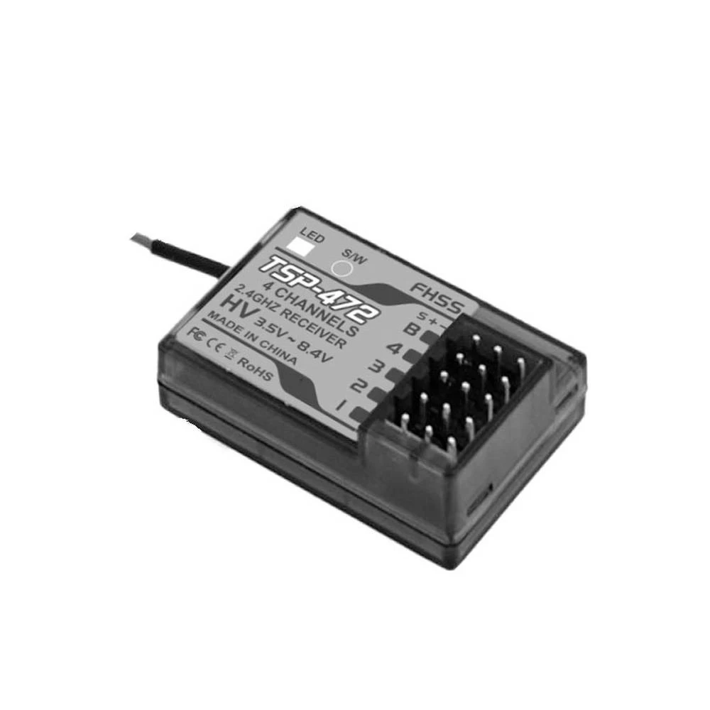4-kanalni prijamnik TSP Racing TSP-472 2,4 GHz Sustav utičnica JR slika
