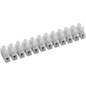 Stezaljka za svjetiljke, fleksibilna: 2.5-6 mm kruta: 2.5-6 mm broj polova: 12 589022 10 kom. bijele boje slika