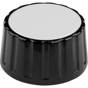 Okretni gumb S gumbom za obilježavanje Crna (Ø x V) 36 mm x 18.5 mm Mentor 334.61 1 ST slika