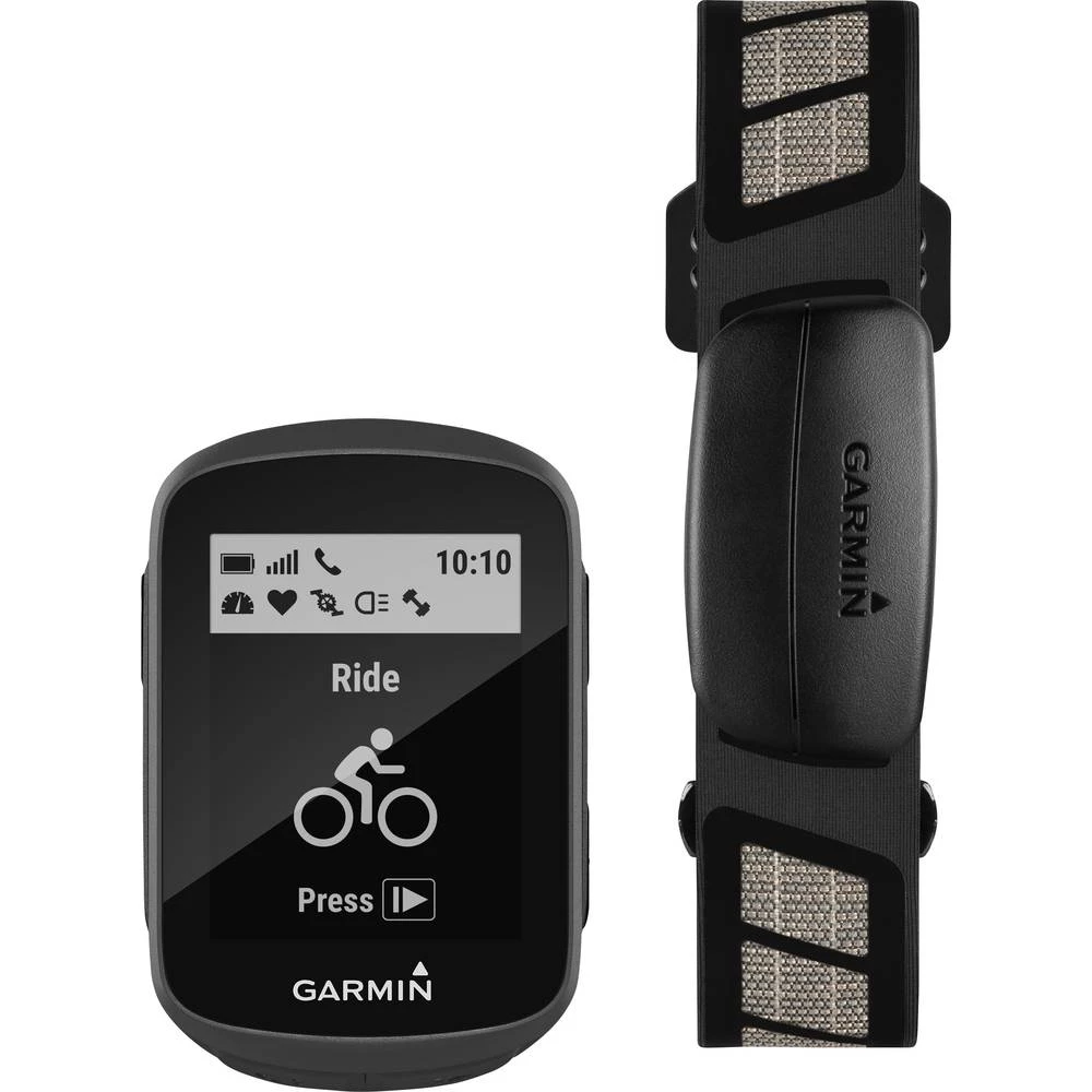 Garmin Edge 130 HR Bundle Vanjska navigacija Bicikliranje Bluetooth&reg;, GLONASS, Zaštita od prskanja vode, GPS slika