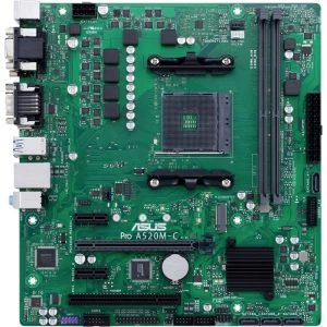Asus PRO A520M-C/CSM matična ploča Baza AMD AM4 Faktor oblika Micro-ATX Set čipova matične ploče AMD® A520 slika