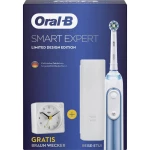 Oral-B SMART Expert Limited Design Edition incl. Braun Wecker električna četkica za zube bijela, plava (metalik) boja