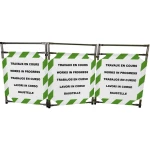 VISO TRAVO128JARD Trodijelna inox barijera U TIJEKU RADA (Š x V) 1700 mm x 1000 mm