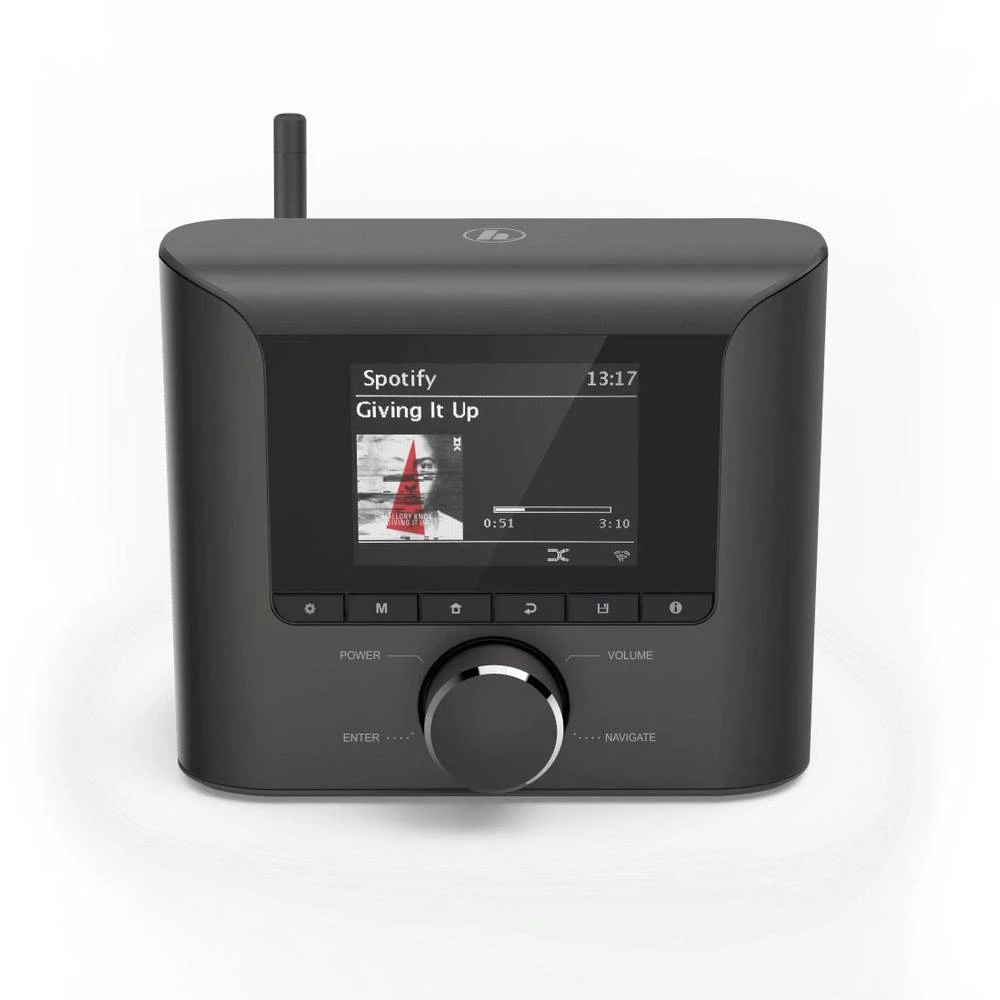 Hama DIT1010BT Internet Stolni radio Internetski radio , AUX, Bluetooth, DAB+, WLAN Spotify Crna slika