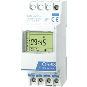 vremenski prekidač za DIN šine digitalno ORBIS Zeitschalttechnik DATA MICRO + 230V 250 V/AC slika