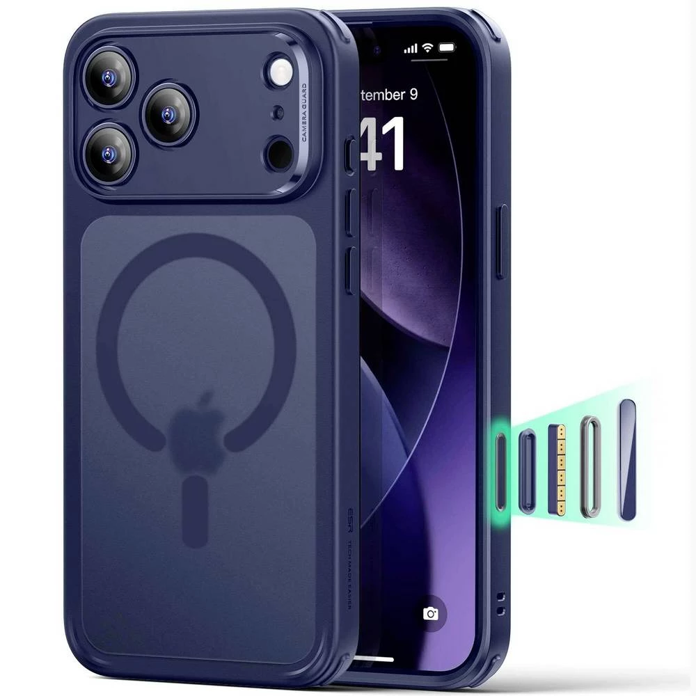 ESR torbica Apple iPhone 17 Pro plava boja, prozirna 1A86300401 slika