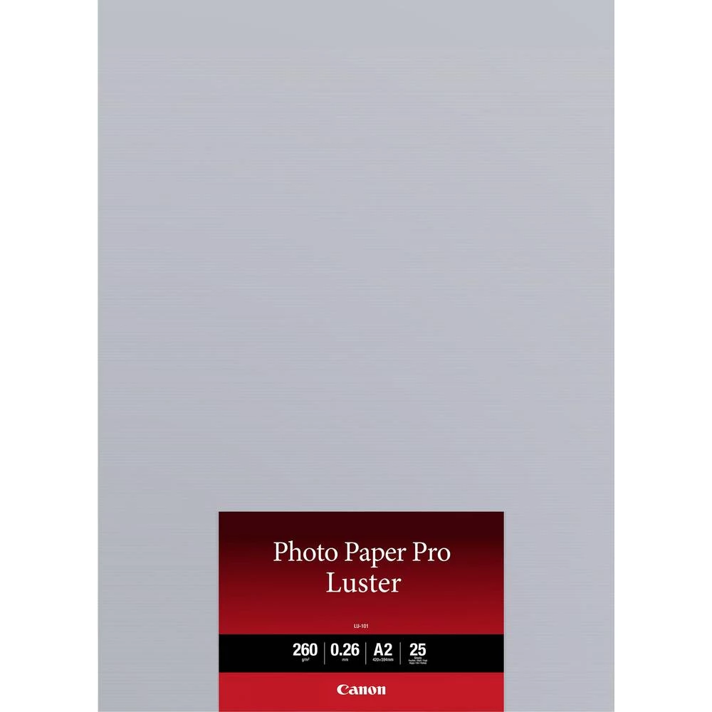 Foto papir Canon Photo Paper Pro Luster LU-101 6211B026 DIN A2 260 gm&sup2; 25 Stranica Svileni sjaj slika
