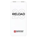 Skross Reload 20 powerbank (rezervna baterija) 20000 mAh  li-ion  bijela prikaz statusa slika