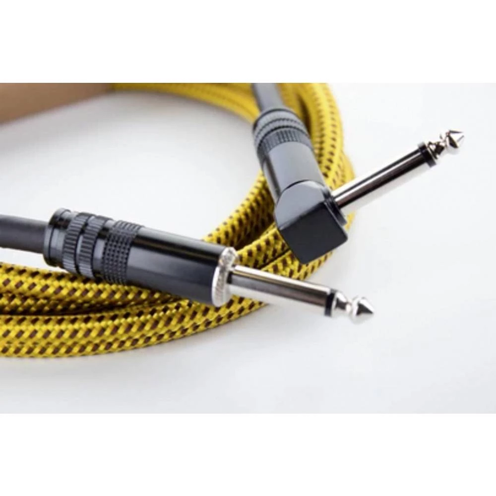 Cordial EI 1,5 PR-TWEED-YE za instrumente priključni kabel [1x klinken utikač 6.3 mm (mono) - 1x klinken utikač 6.3 mm ( slika