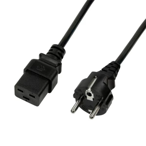 LogiLink CP152 kabel za napajanje crni 1,8 m CEE7/7 IEC C19 LogiLink struja priključni kabel 1.8 m crna slika