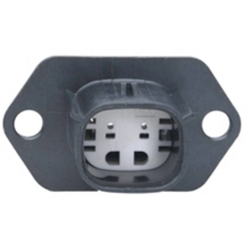 Molex 194290026 MX150L 2 Circuit Panel Mount Plug for 14-22 AWG Wire, Through Hole Flange Assembly, without Gasket, Black slika