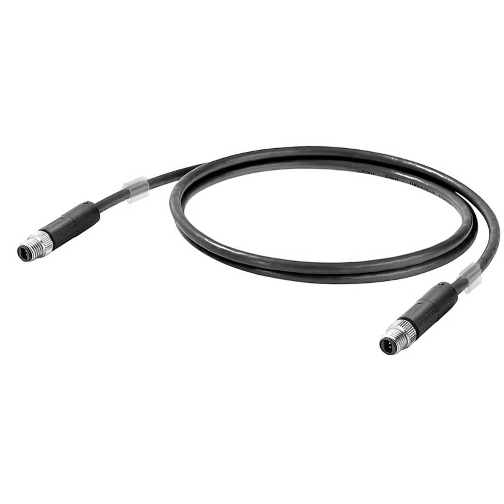 Jednoparni Ethernet kabel (sklopljen), M8 SPE (IEC 63171-5) pin kontakt IP67 ravno, M8 SPE (IEC 63171-5) pin kontakt IP67 ravno Weidmüller 2726070020 utični konektor za senzor/aktivator, konfekcion... slika