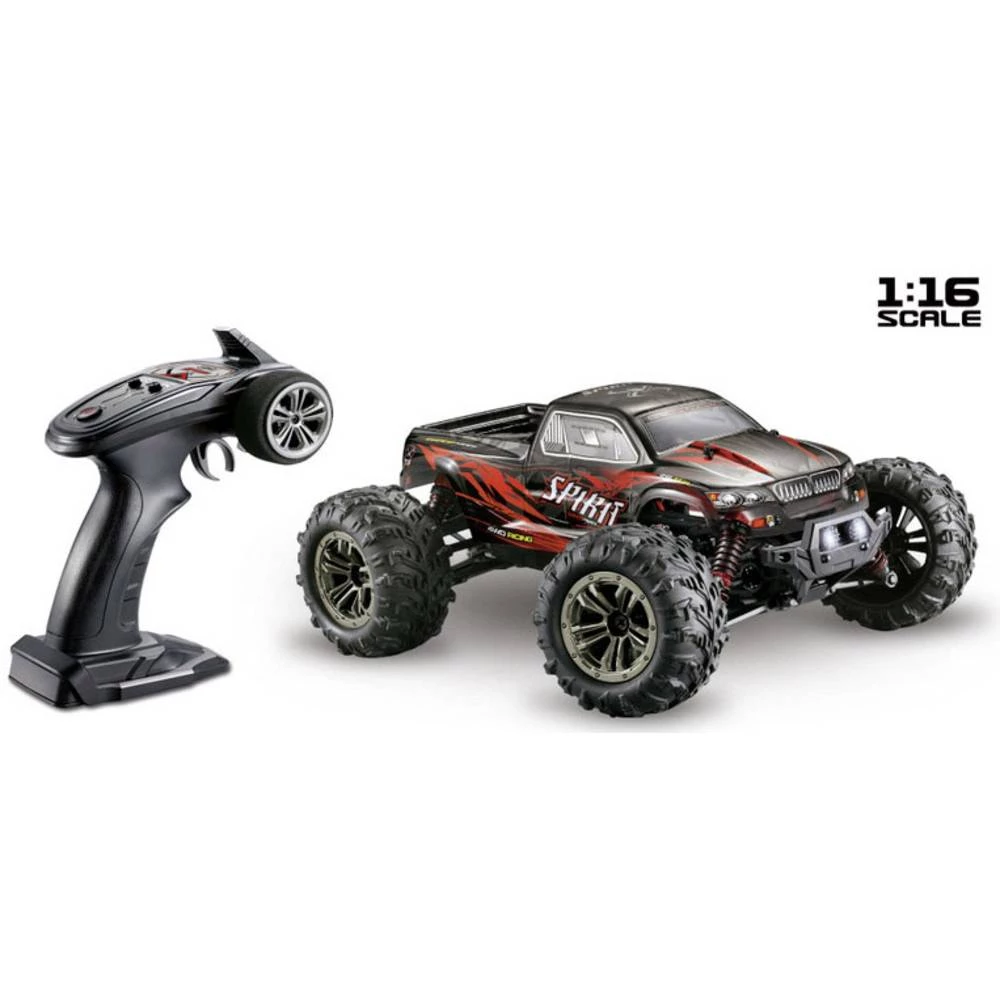 Absima Spirit S četkama 1:16 RC model automobila Električni Monstertruck 4WD RtR 2,4 GHz Uklj. baterija i kabel za punjenje slika