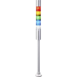 Signalni toranj LED Patlite LR4-502PJBU-RYGBC 5-bojno, Crvena, Žuta, Zelena, Plava boja, Prozirna 5-bojno, Crvena, Žuta, Zelena, slika