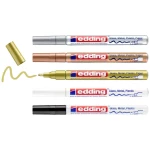 Edding Glanzlackmarker 4-751-5-999 lak marker crna, bijela, zlatna, srebrna, bakrena 2 mm, 4 mm