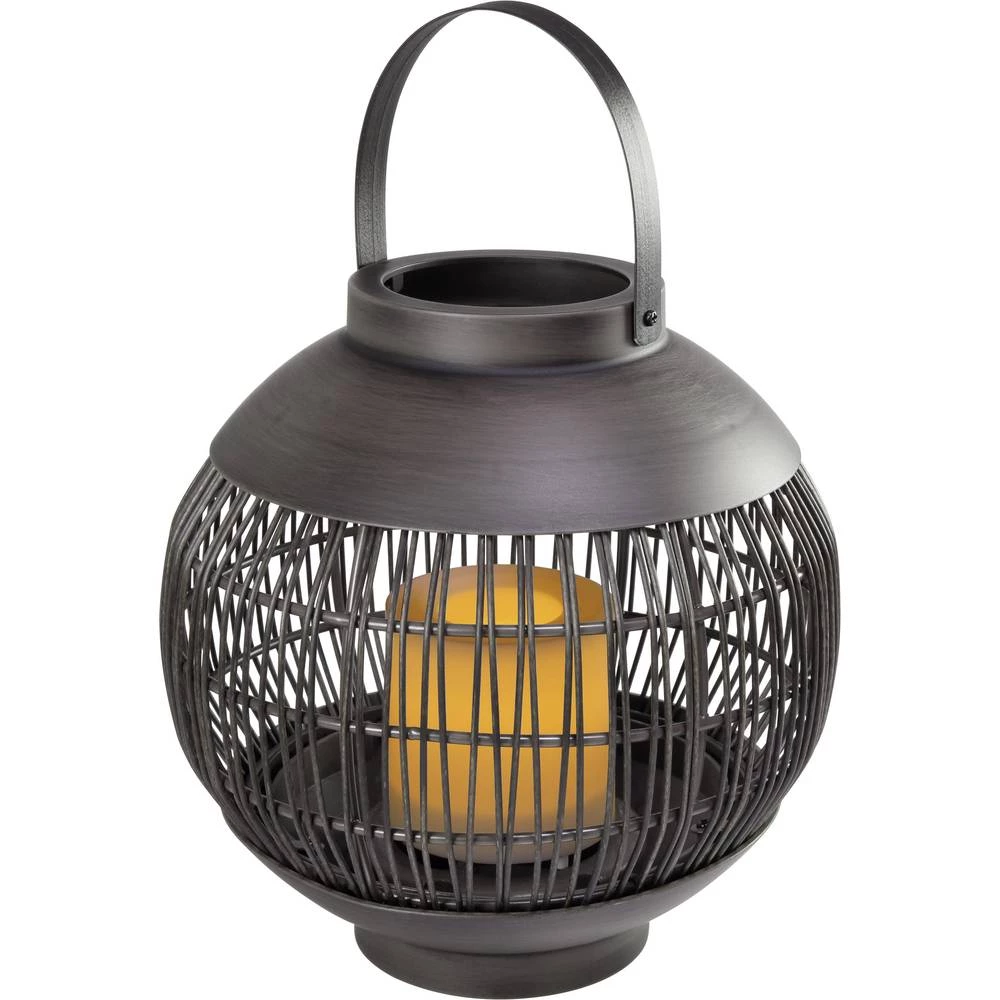 LED dekorativna svjetiljka LED 0.06 W Jantarna boja Polarlite Rattan 220 PL-8372785 Crna slika