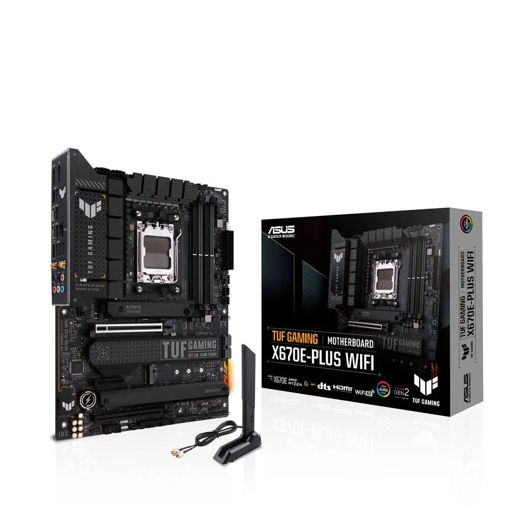 Asus TUF GAMING X670E-PLUS WIFI matična ploča Baza #####AMD AM5 Faktor oblika (detalji) ATX Set čipova matične ploče AMD® X670 slika